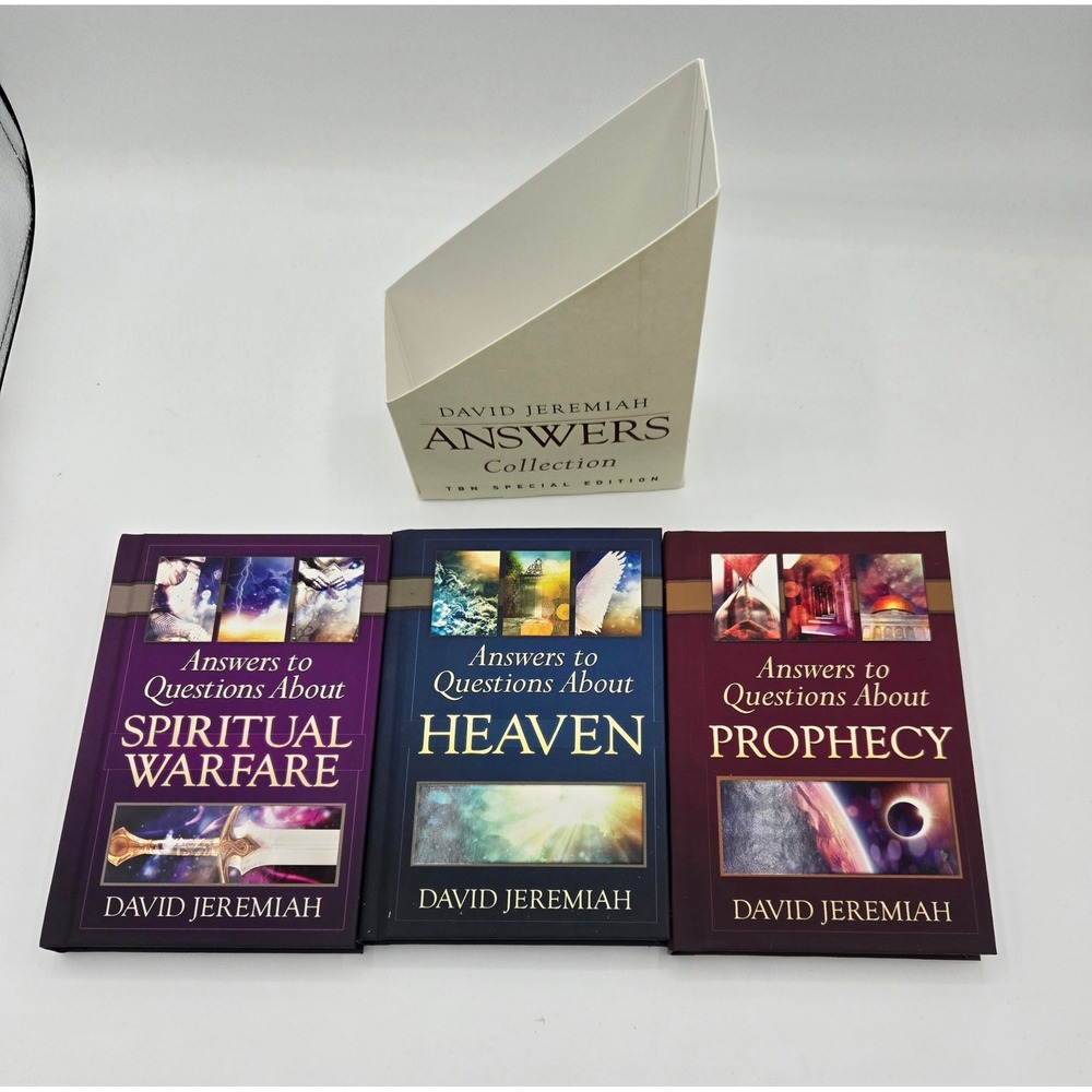 David Jeremiah Answers Collection Book Set Spiritual‎ Warfare Prophecy